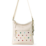 The Sak Lucia Crossbody - Leather - Stone Multi Eyelet