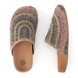The Sak Bolinas Clog - Hand Crochet - Ubud Stripe
