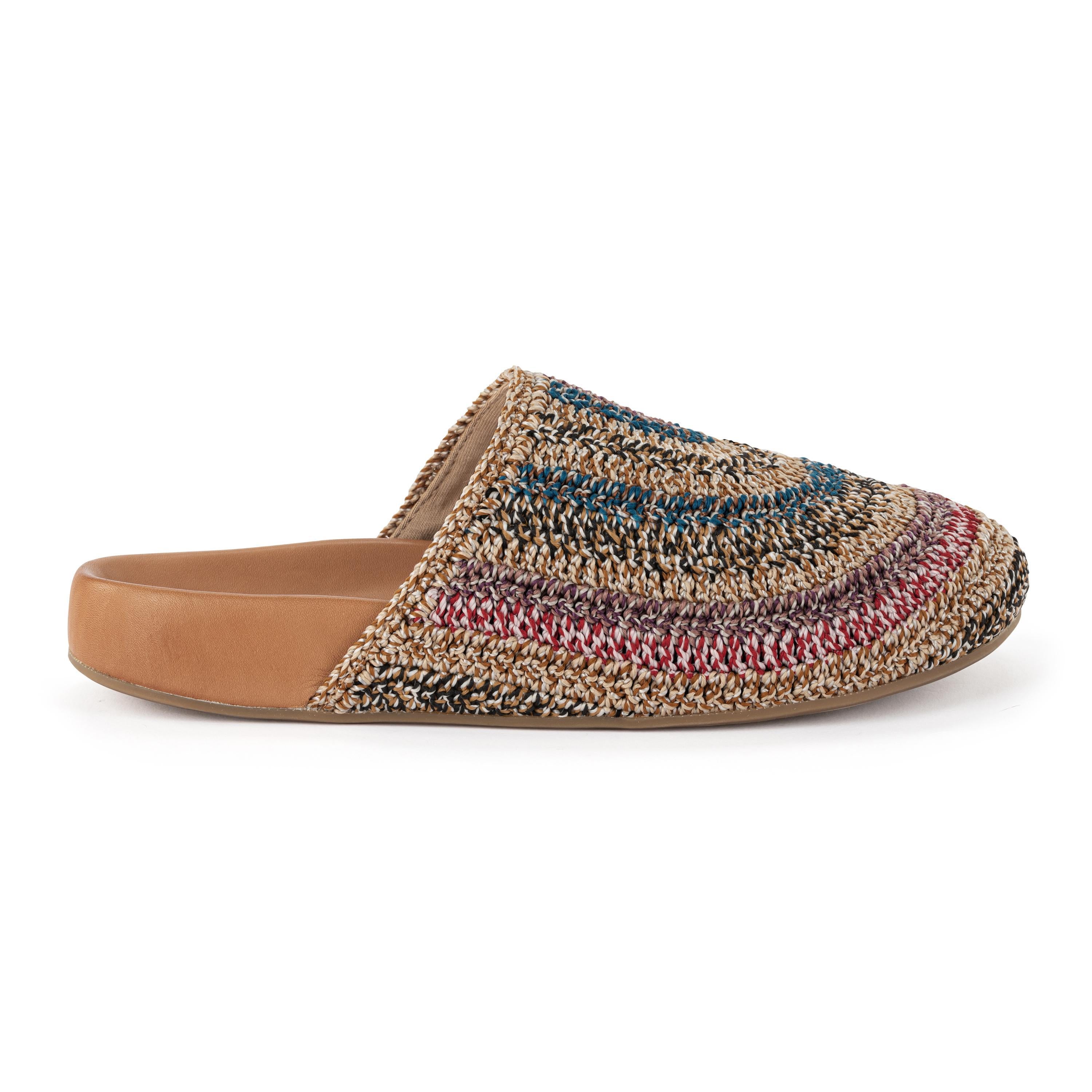 The Sak Bolinas Clog - Hand Crochet - Ubud Stripe