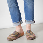 The Sak Bolinas Clog - Hand Crochet - Ubud Stripe