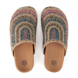 The Sak Bolinas Clog - Hand Crochet - Ubud Stripe