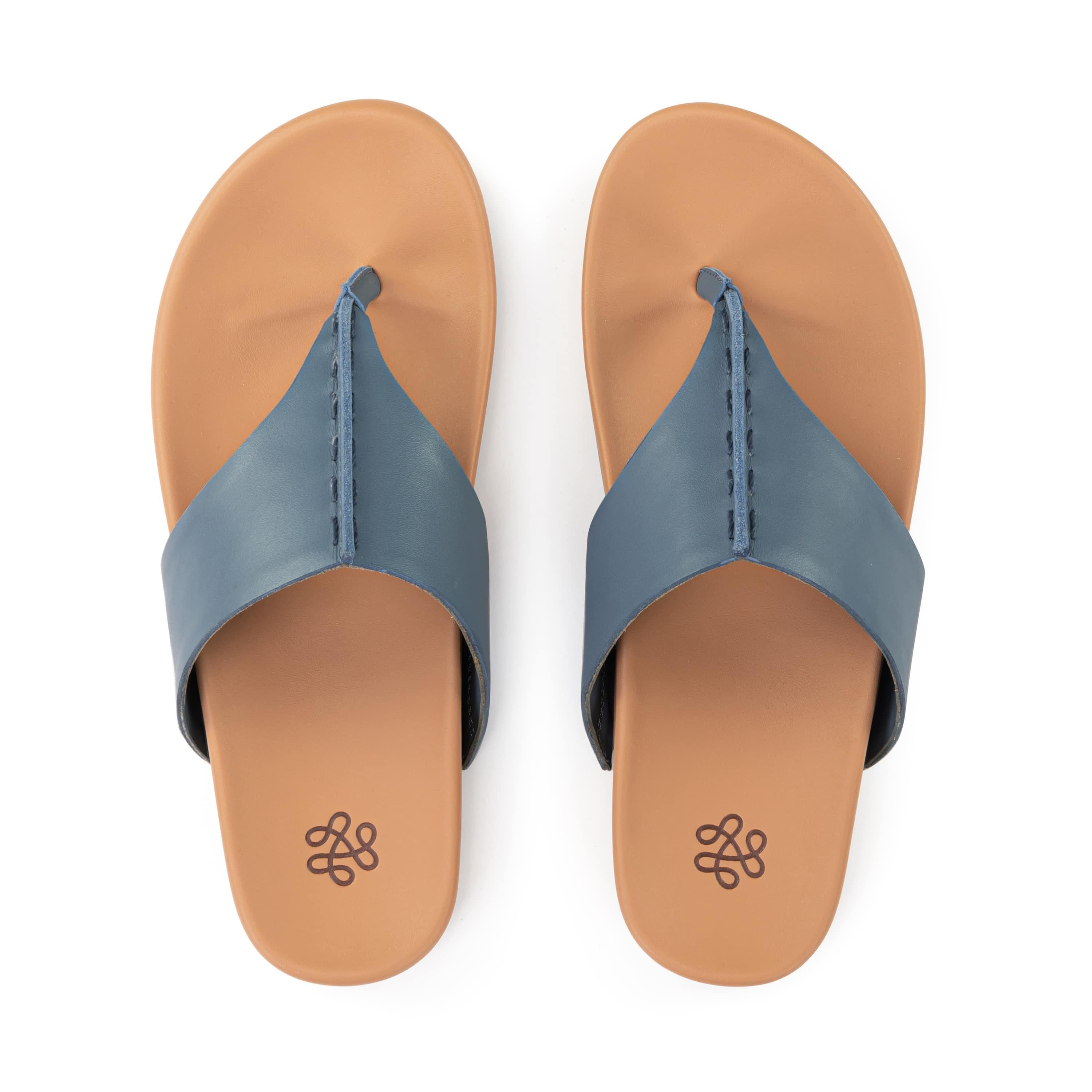 The Sak Everly Sandal - Leather - Maritime