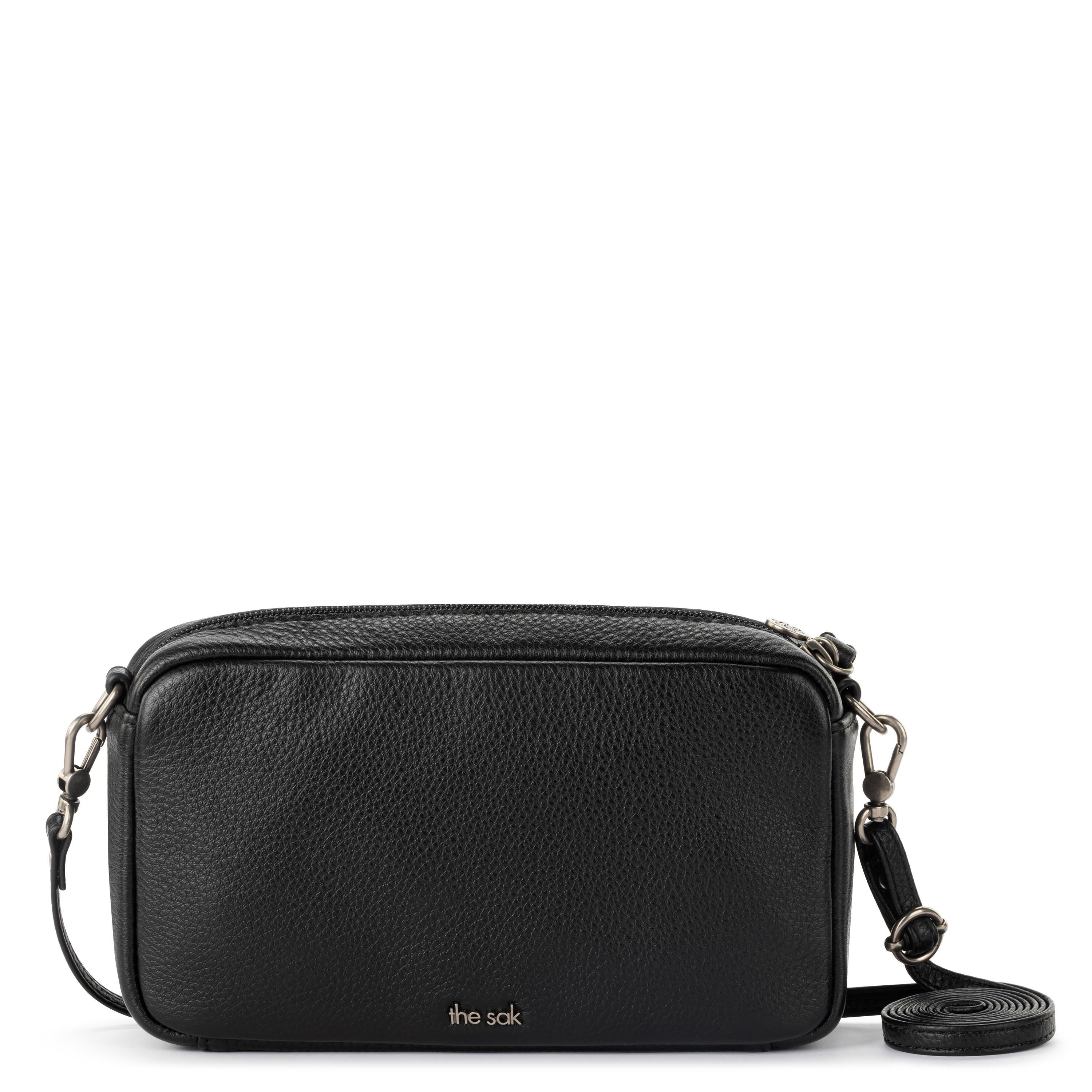 The Sak Cora Smartphone Crossbody - Leather - Black