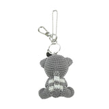 The Sak Yarnicharmz Dangle - Hand Crochet - Grey Cat