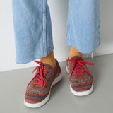 The Sak Asha Sneaker - Hand Crochet - Sunset Stripe