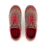 The Sak Asha Sneaker - Hand Crochet - Sunset Stripe