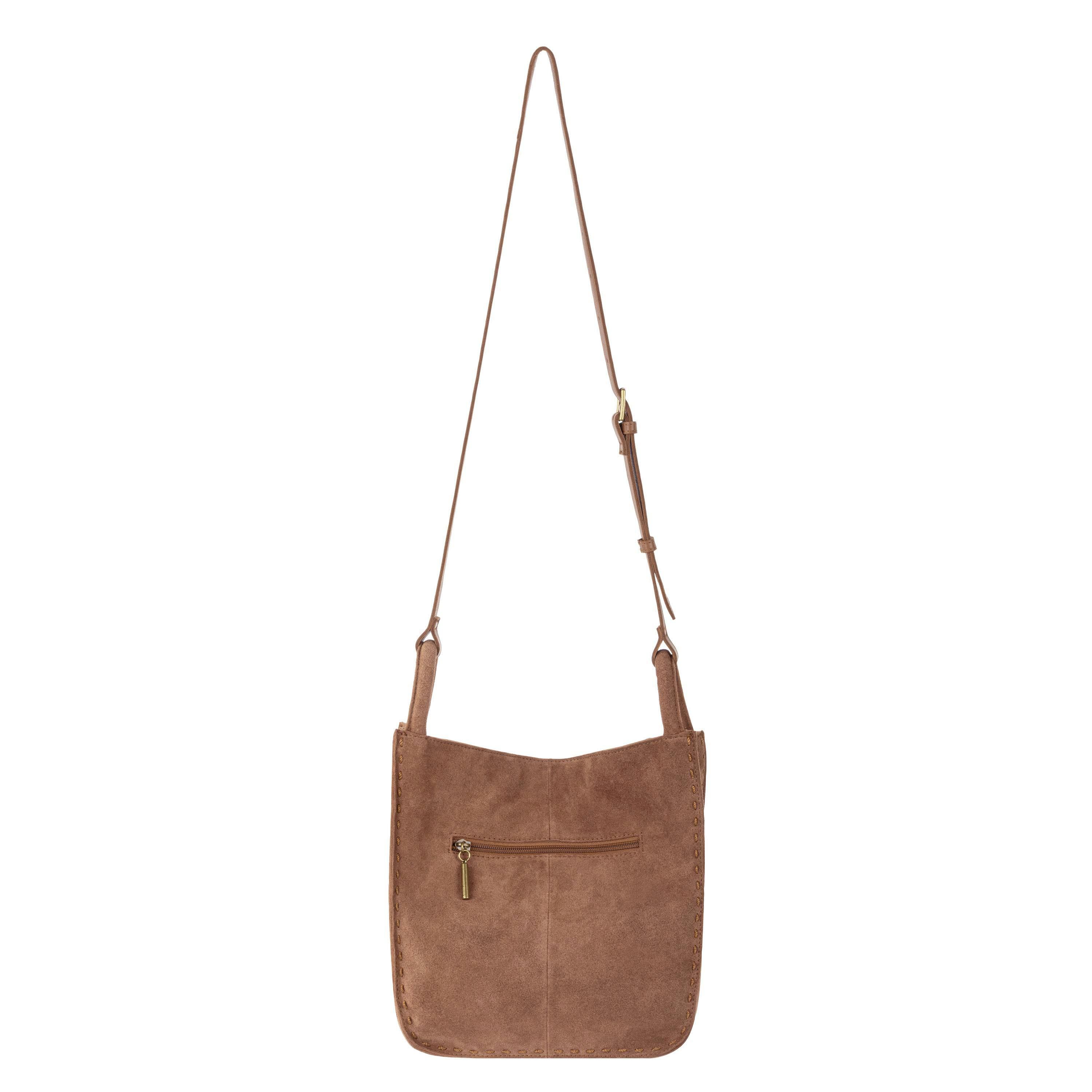 The Sak Los Feliz Crossbody - Leather - Tobacco Suede