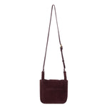 The Sak Los Feliz Mini Crossbody - Leather - Mahogany Suede