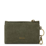 The Sak Encino Essential Wallet - Leather - Moss Suede