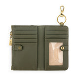 The Sak Encino Essential Wallet - Leather - Moss Suede
