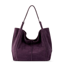 The Sak Los Feliz Large Tote - Leather - Aubergine Suede