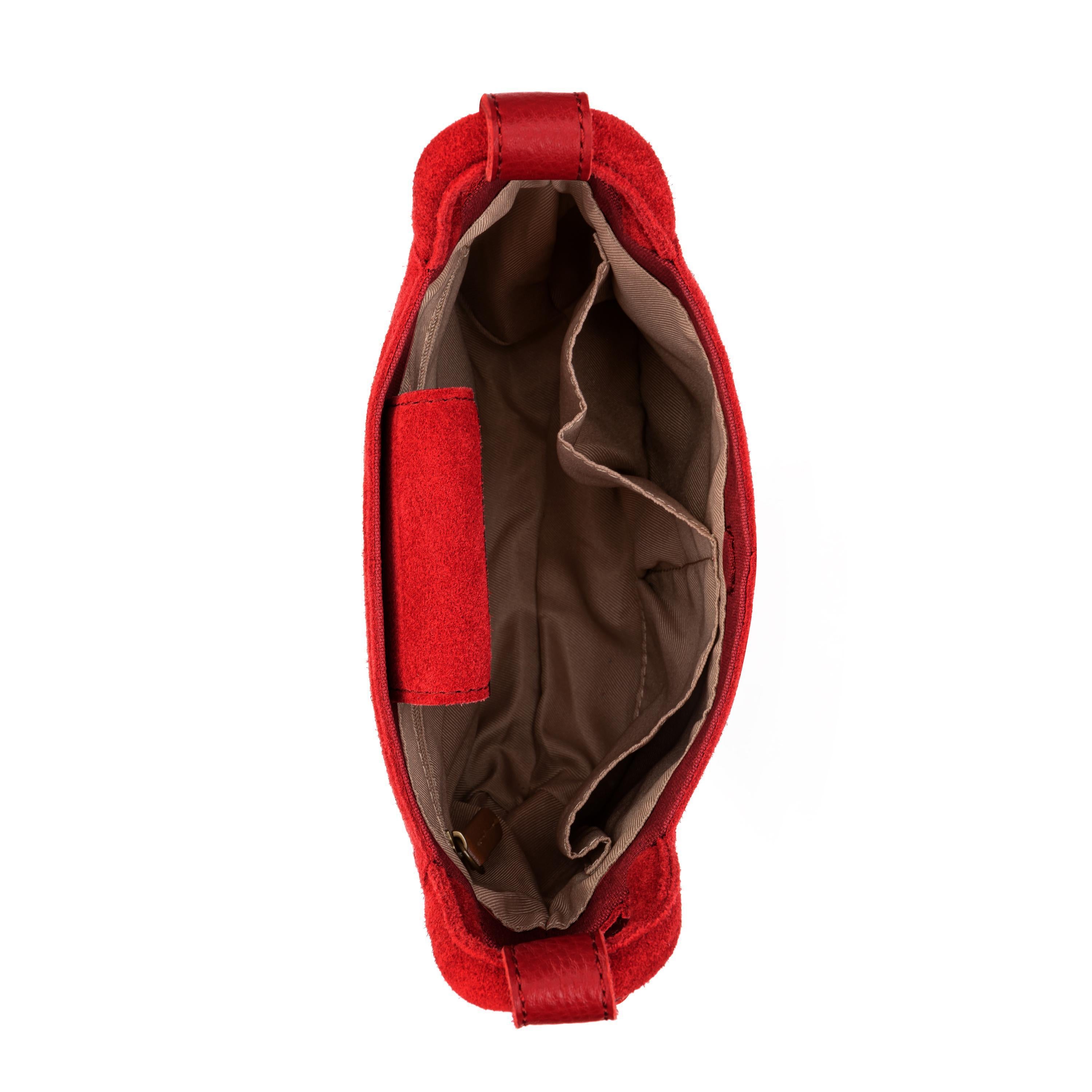 The Sak Los Feliz Mini Crossbody - Leather - Scarlet Suede