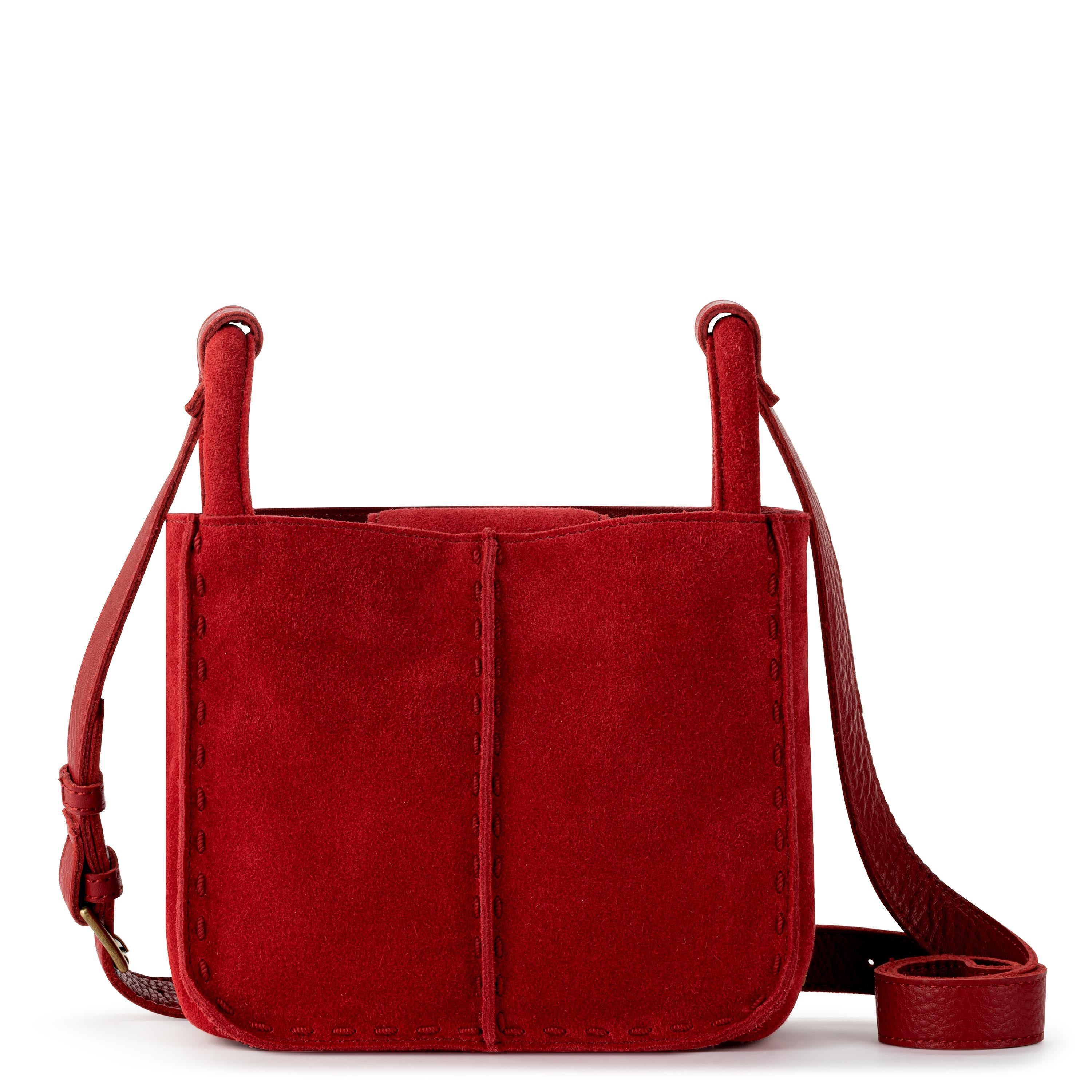 The Sak Los Feliz Mini Crossbody - Leather - Scarlet Suede