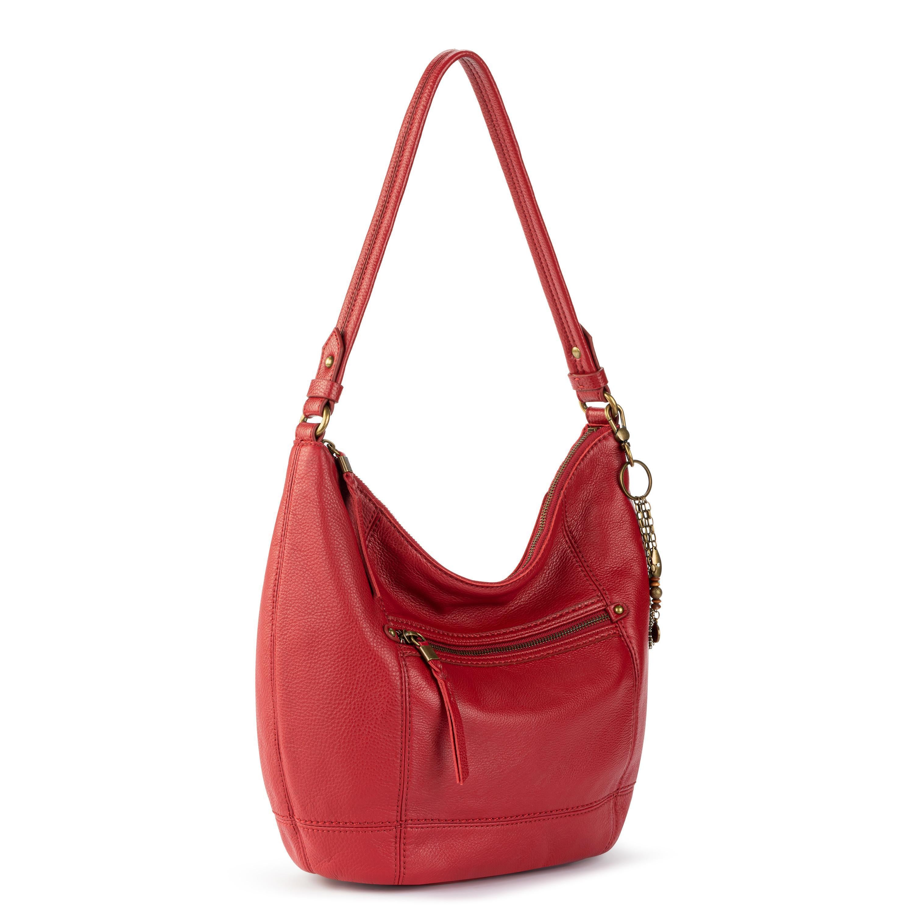The Sak Sequoia Hobo - Leather - Scarlet