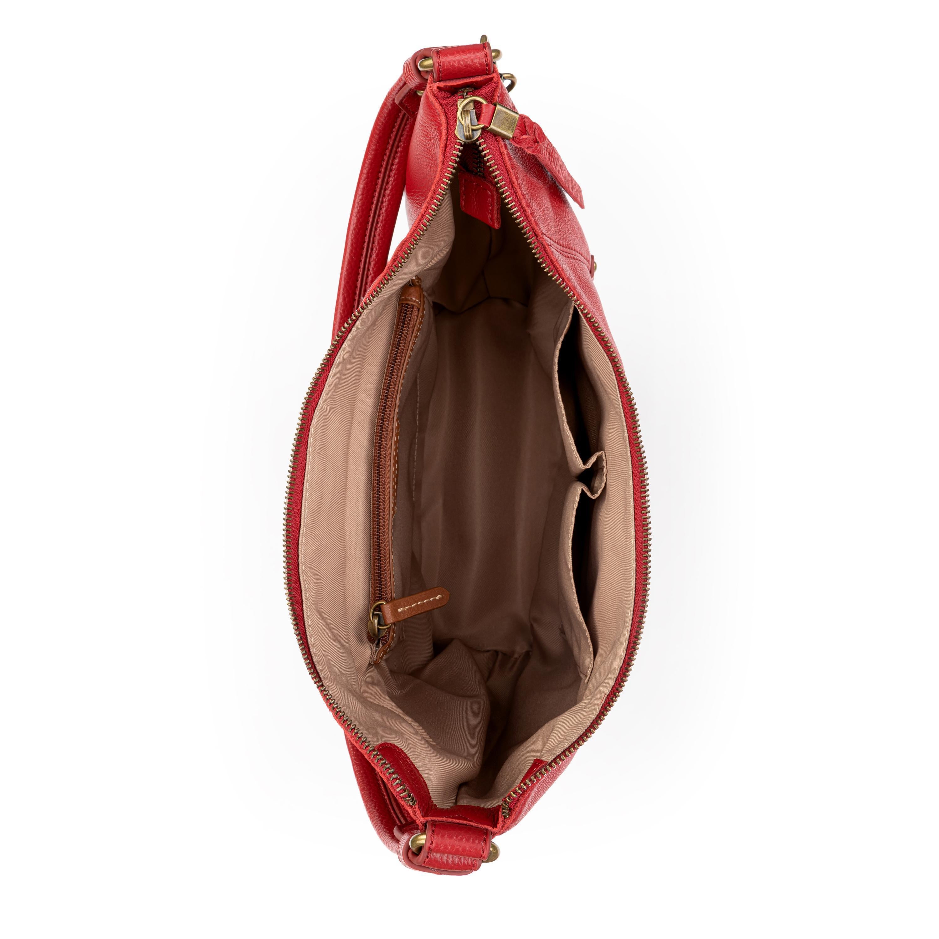 The Sak Sequoia Hobo - Leather - Scarlet
