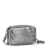 The Sak Cora Smartphone Crossbody - Leather - Dark Silver