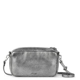 The Sak Cora Smartphone Crossbody - Leather - Dark Silver