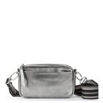 The Sak Cora Smartphone Crossbody - Leather - Dark Silver