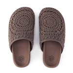 The Sak Bolinas Clog - Hand Crochet - Mushroom Medallion