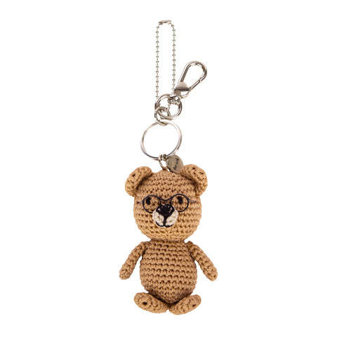 The Sak Yarnicharmz Dangle - Hand Crochet - Teddy Bear