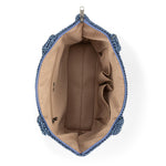 The Sak Casual Classics Tote - Hand Crochet - Lapis Stripe Sayulita