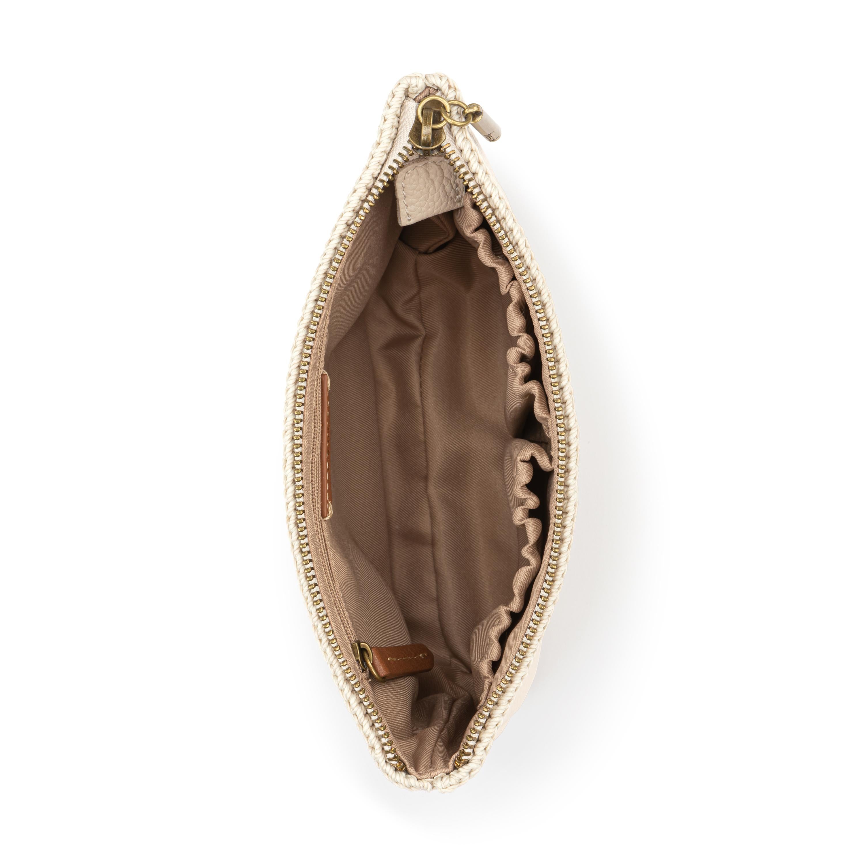 The Sak Essential Pouch - Leather - Stone