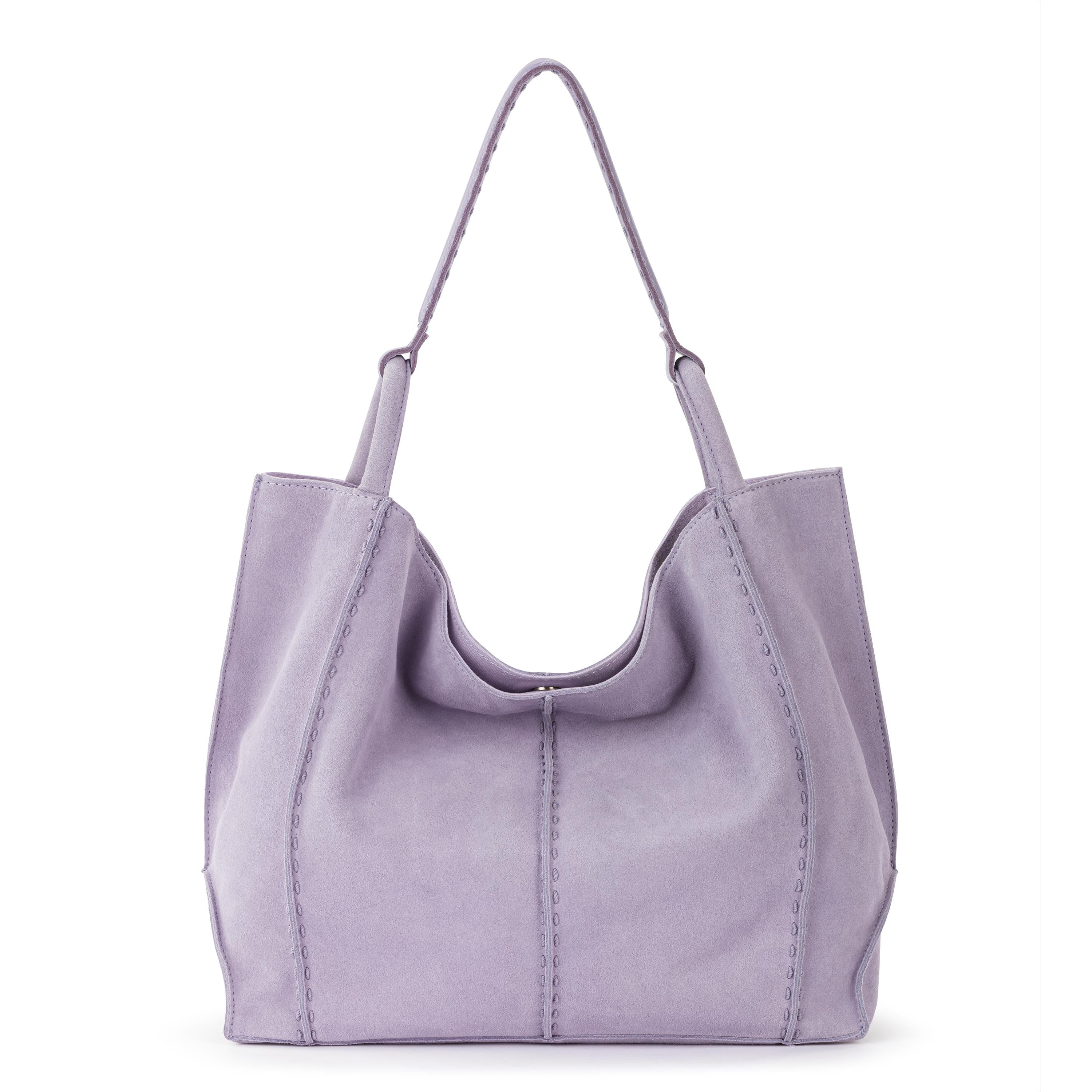The Sak Los Feliz Large Tote - Leather - Orchid Suede