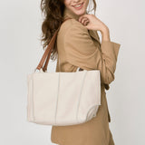 The Sak Los Feliz Satchel - Leather - Stone
