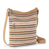 The Sak Lucia Crossbody - Hand Crochet - Pink Multi Stripe