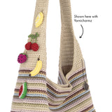 The Sak 120 Hobo - Hand Crochet - Pink Multi Stripe