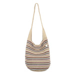 The Sak 120 Hobo - Hand Crochet - Pink Multi Stripe