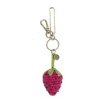 The Sak Yarnicharmz Dangle - Hand Crochet - Strawberry