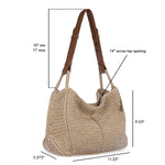 The Sak Los Feliz Hobo - Hand Crochet - Bamboo Static