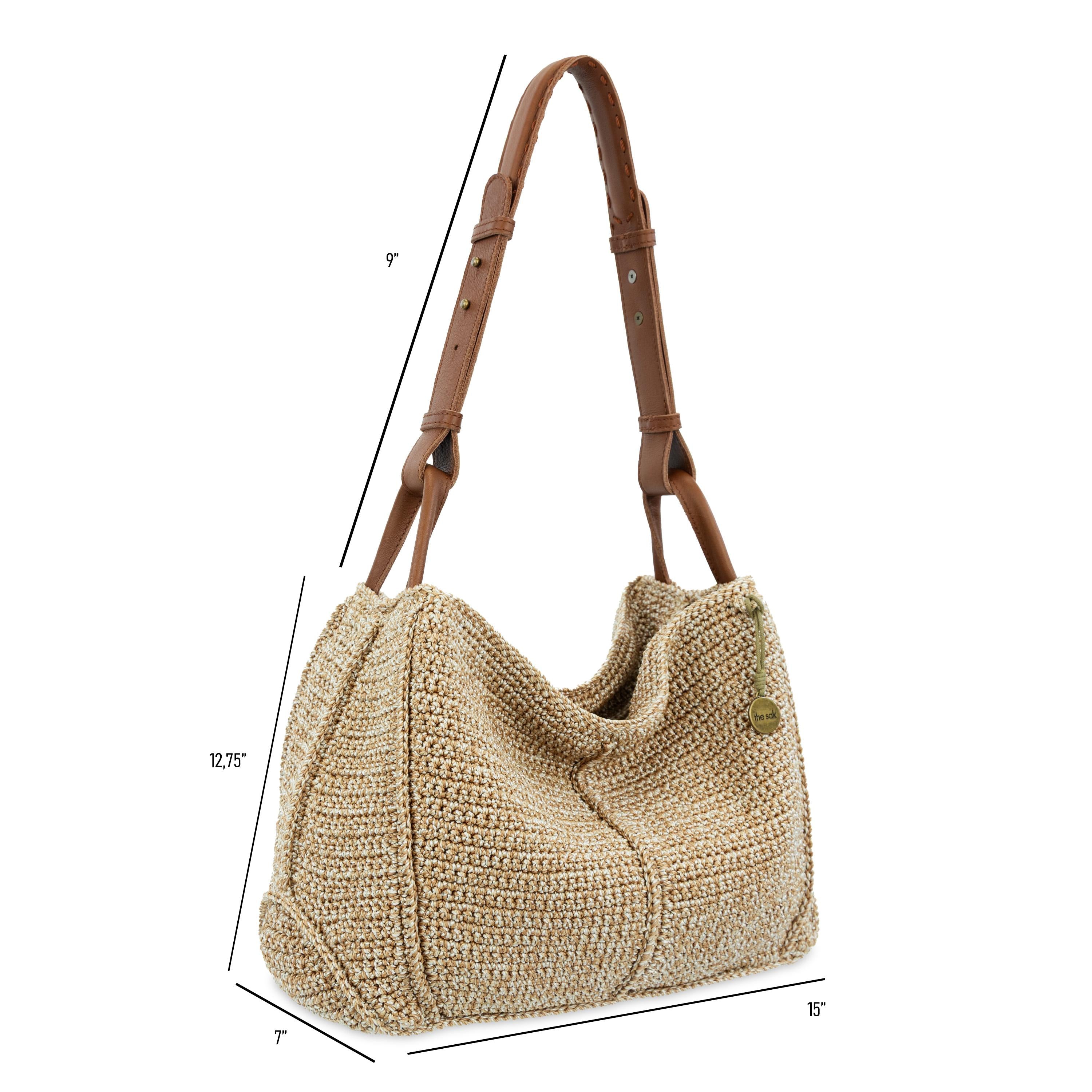 The Sak Los Feliz Hobo - Hand Crochet - Bamboo Static