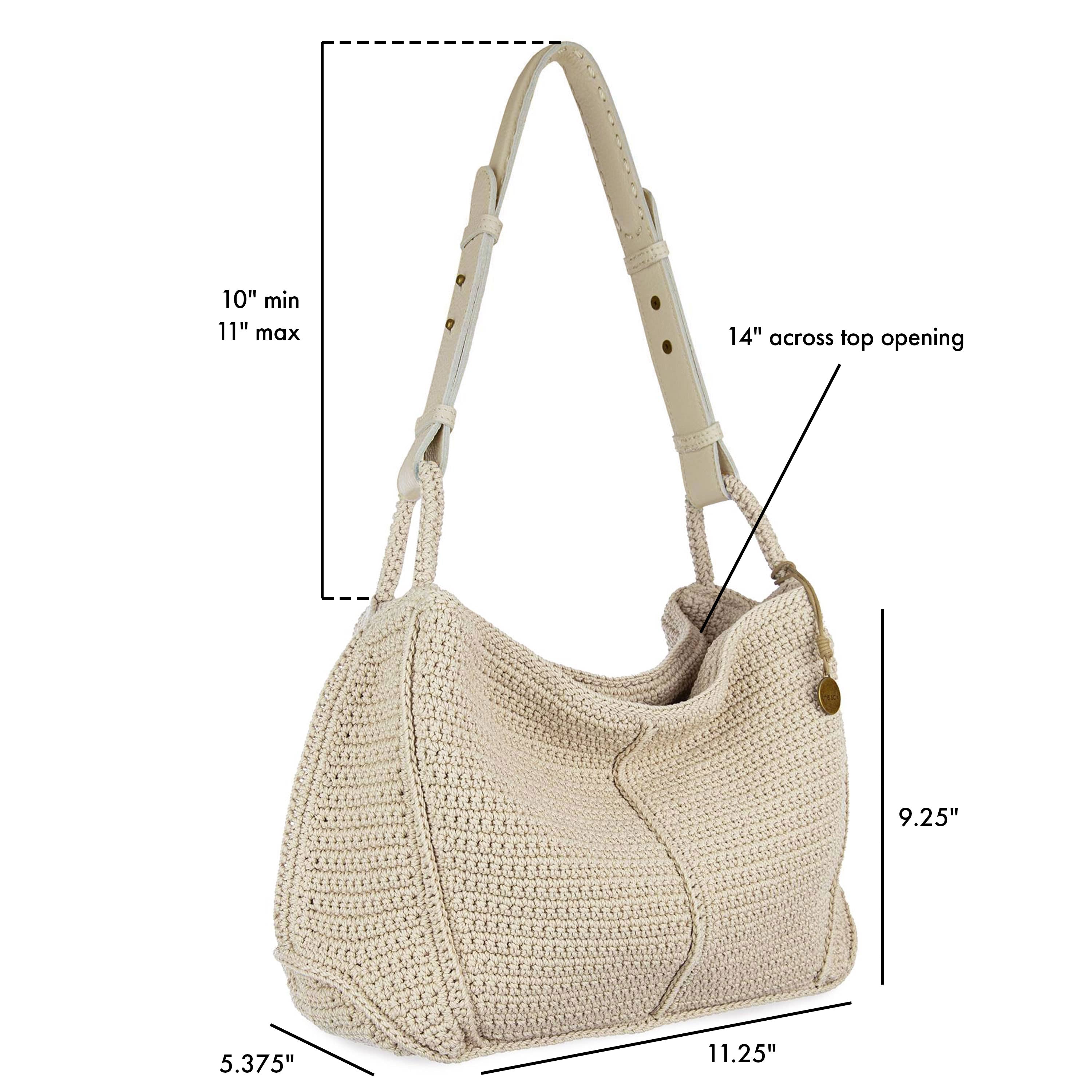 The Sak Los Feliz Hobo - Hand Crochet - Ecru