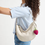 The Sak Tess Shoulder Bag - Leather - Stone