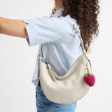 The Sak Tess Shoulder Bag - Leather - Stone