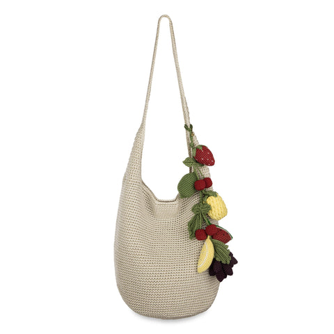The Sak 120 Hobo - Hand Crochet - Natural Fruit