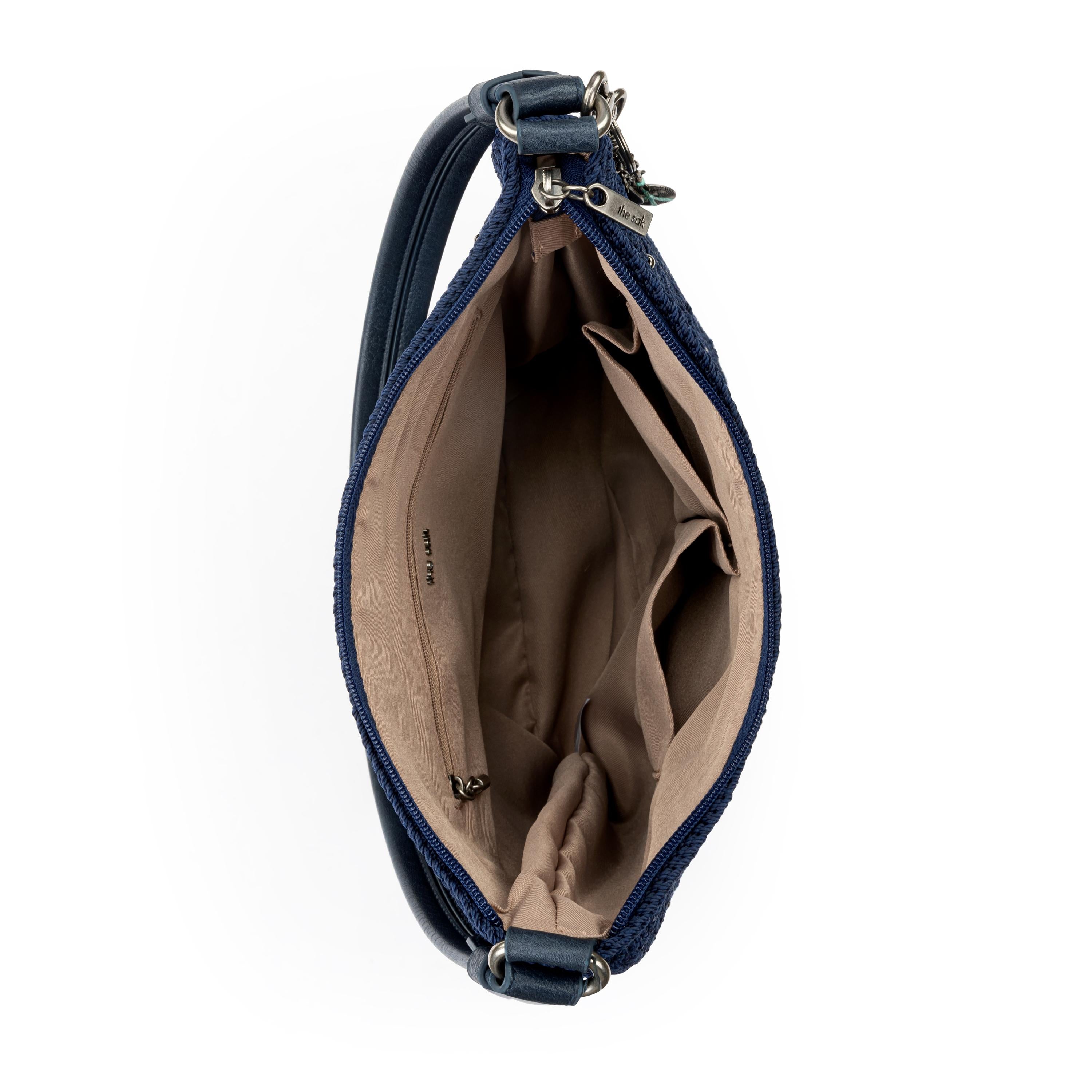 The Sak Sequoia Hobo - Hand Crochet - Denim Medallion