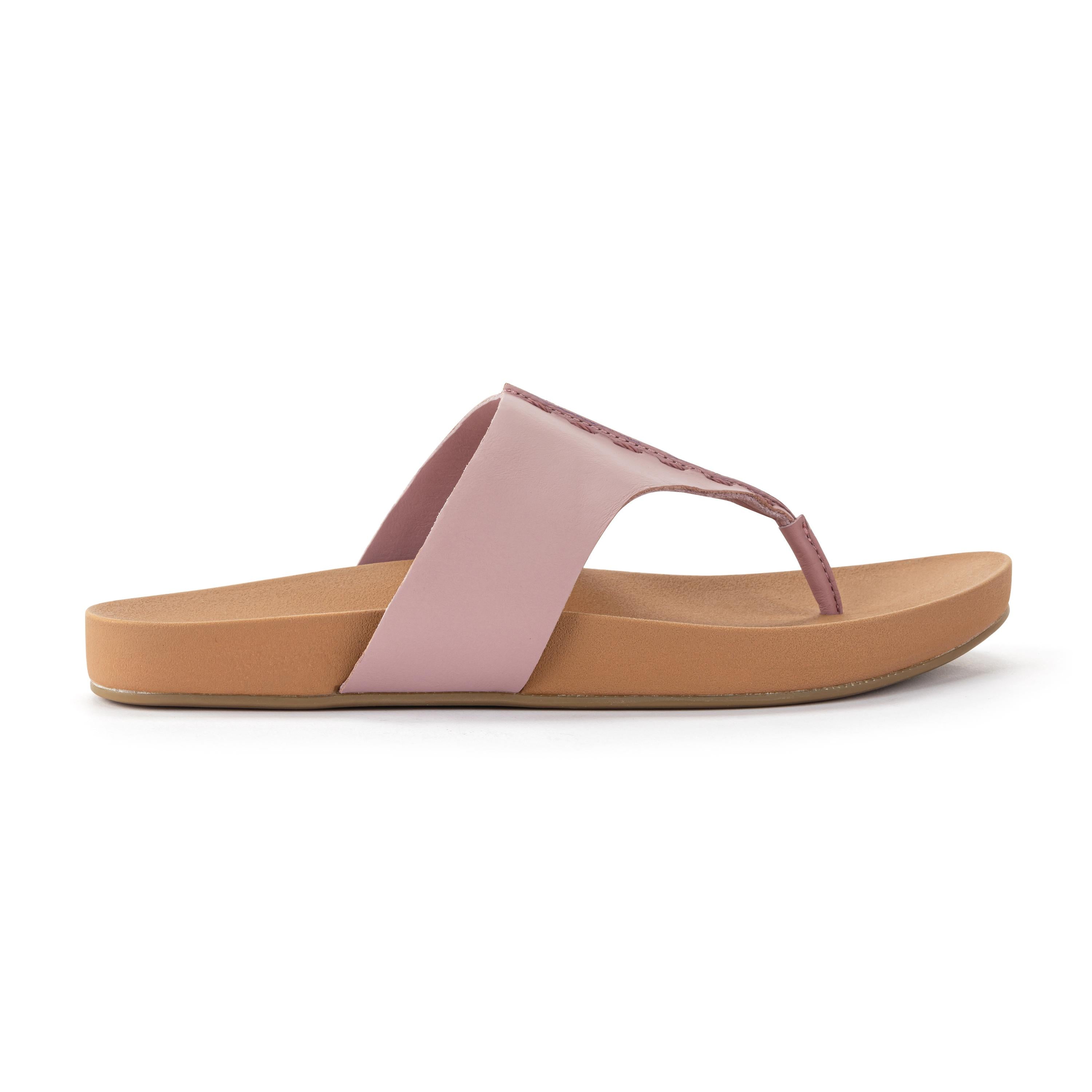 The Sak Everly Sandal - Leather - Rosewood