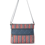 Sakroots Basic Crossbody - EcoTwill - Vintage Multi Stripe Diamond Quilted