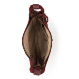 The Sak Los Feliz Crossbody - Leather - Black Cherry Suede