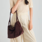 The Sak Los Feliz Hobo - Leather - Mahogany Suede