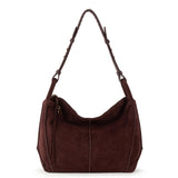 The Sak Los Feliz Hobo - Leather - Mahogany Suede
