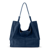 The Sak Los Feliz Large Tote - Leather - Indigo Suede
