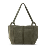 The Sak Los Feliz Satchel - Leather - Moss Suede