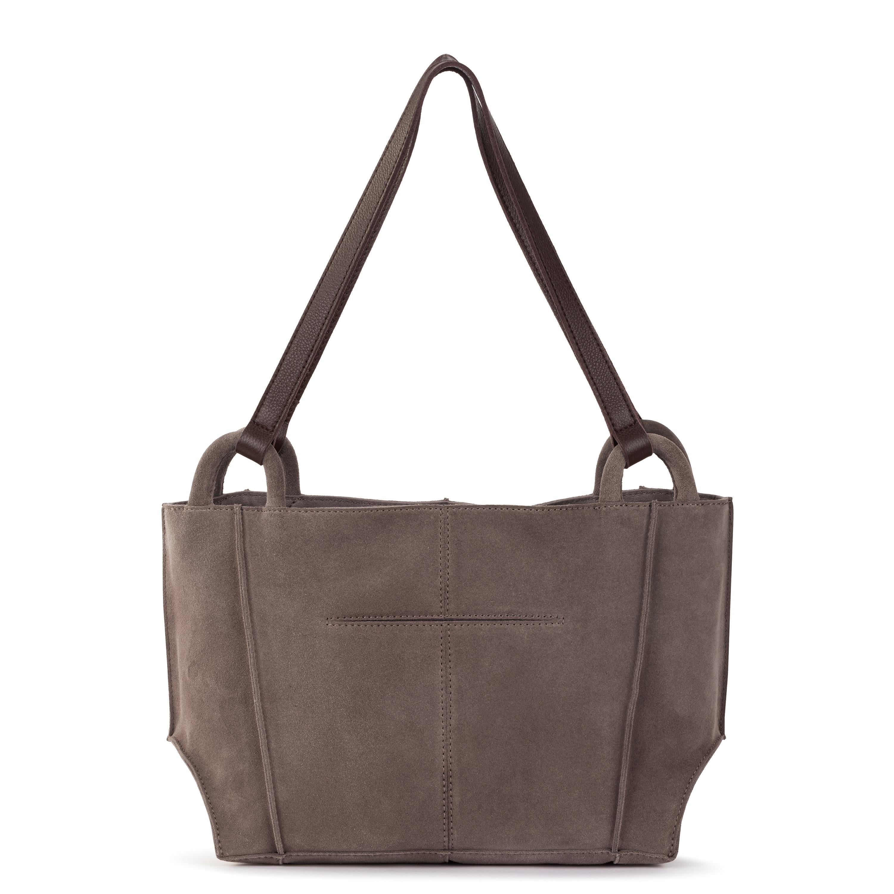 The Sak Los Feliz Satchel - Leather - Mushroom Suede