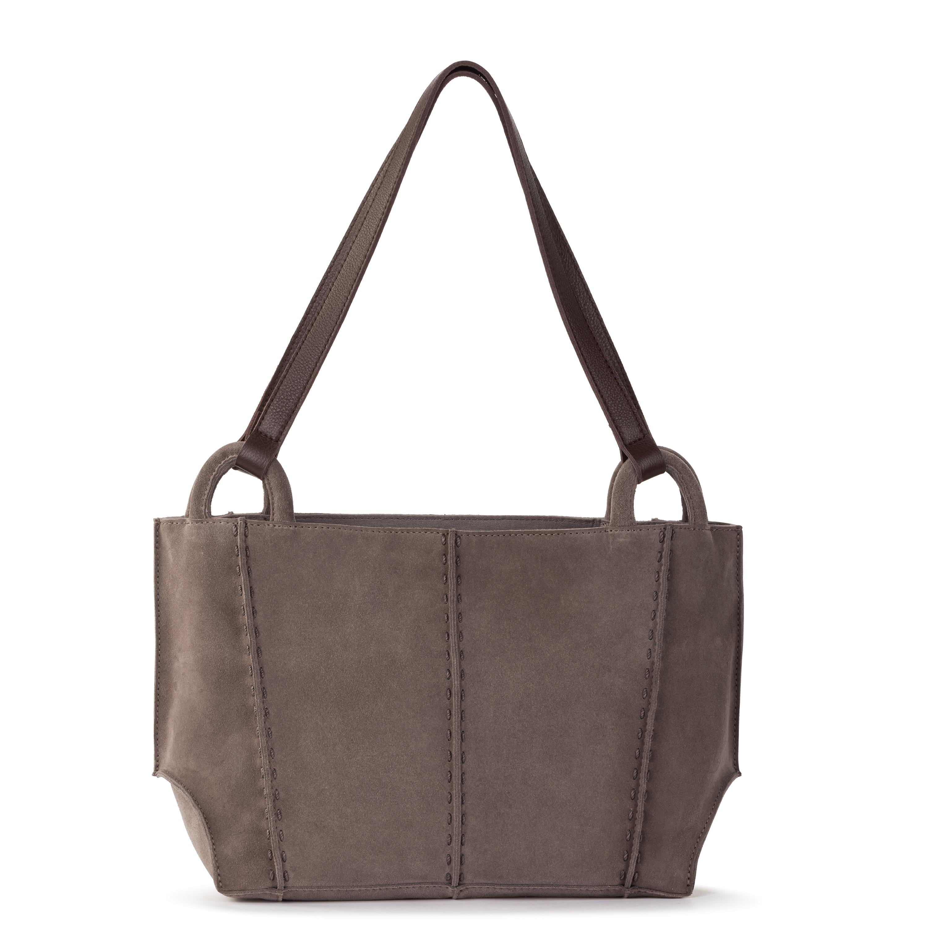 The Sak Los Feliz Satchel - Leather - Mushroom Suede