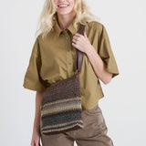 The Sak Lucia Crossbody - Hand Crochet - Aspen Stripe