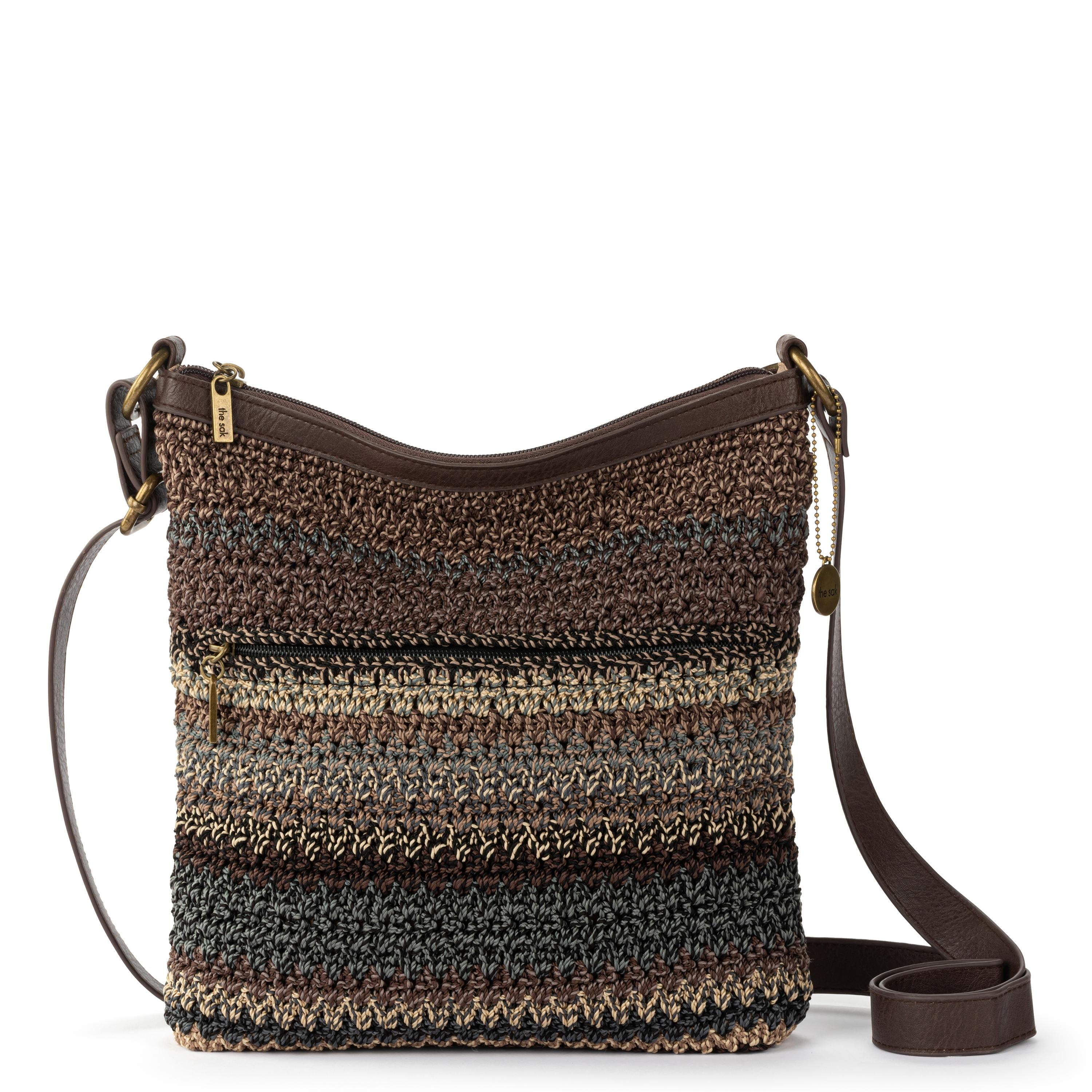 The Sak Lucia Crossbody - Hand Crochet - Aspen Stripe
